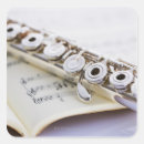 Search for wind instruments stickers Flute