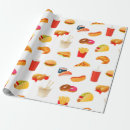 Search for fast food wrapping paper Hotdog