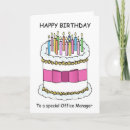 Search for manager birthday cards Cartoon