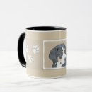 Search for bernese mountain dog art mugs Berner