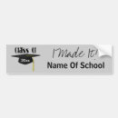 Search for graduation bumper stickers Humourous
