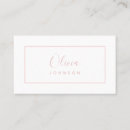 Search for clothing boutique business cards Pink