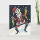 Search for skeleton santa christmas cards Xmas