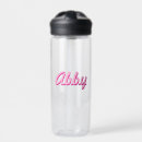 Search for labels water bottles Pink