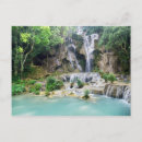 Search for waterfalls postcards Laos