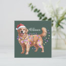 Search for golden retriever christmas cards Festive