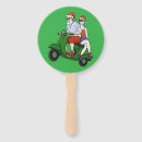 Search for santa claus hand fans Xmas