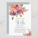 Search for tropical 50th birthday invitations Fiftieth