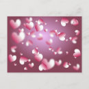 Search for hearts background postcards Abstract