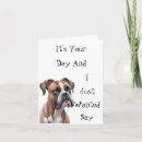 Search for funny boxer dog birthday cards Cake