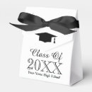 Search for graduation favour boxes Black and white