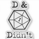 Search for game masters stickers Dice