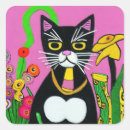 Search for red white and black stickers Cartoon