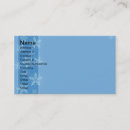 Search for snowflake business cards Frost