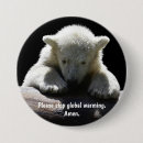 Search for save polar bears badges Endangered species