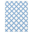 Search for blue and white tablecloths Chequerboard