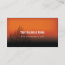 Search for sunset business cards Orange