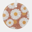 Search for daisies christmas tree decorations White