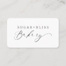 Search for home baker business cards Elegant
