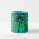 Search for blue peacock mugs Teal