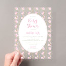 Search for romantic baby shower invitations Botanical