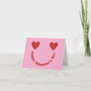 Search for with a smiling cards Red