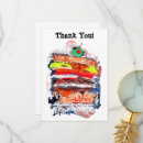 Search for hamburger thank you cards Fast food