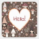 Search for mushroom gnome stickers Whimsical