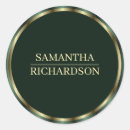 Search for gold border stickers Minimalist
