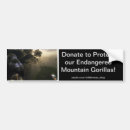 Search for endangered animals bumper stickers Africa