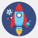 Search for blue rocket stickers Outer space