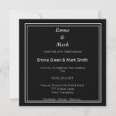 Search for monogram square wedding invitations Typography