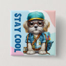 Search for dog wearing badges Adorable
