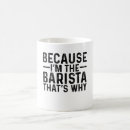 Search for barista mugs Coworker
