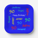 Search for 90th birthday plates Party