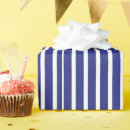 Search for navy blue and white stripes wrapping paper Nautical