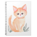 Search for tabby cat notebooks Watercolor