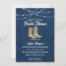 Search for denim bridal shower invitations Denim and diamonds