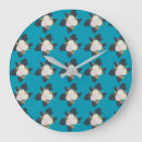 Search for flower pattern clocks Blue