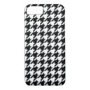 Search for houndstooth check iphone cases Black and white