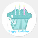 Search for pretty cupcakes stickers Blue