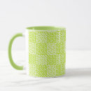 Search for green and white gingham pattern mugs Retro