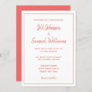 Search for coral wedding invitations Elegant