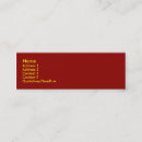 Search for blooded business cards Red