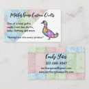 Search for quilting business cards Whimsical