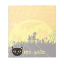 Search for halloween notepads Orange and black