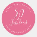 Search for 50th envelope seals Hot pink