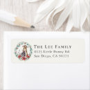 Search for chinese new year return address labels Bunny