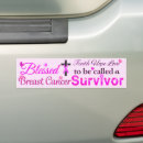 Search for cancer survivor bumper stickers Breast cancer awareness