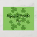 Search for three leaf clover postcards Shamrock
